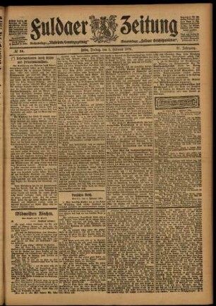 Ausgabe vom Freitag, den 05. Februar 1904.