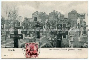 Der internationale Friedhof im deutschen Viertel von Tientsin