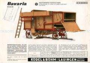 Motor-Breitdreschmaschine
