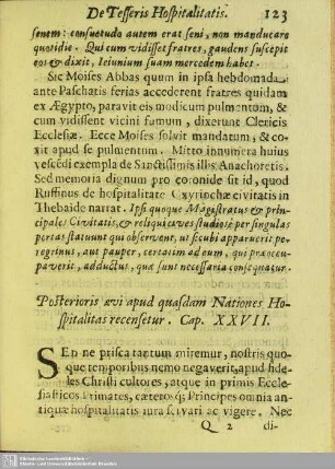 Cap. XXVII. Posterioris evi apud quasdam Nationes Hospitalitatis recensetur