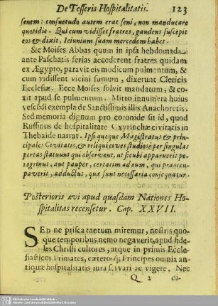Cap. XXVII. Posterioris evi apud quasdam Nationes Hospitalitatis recensetur