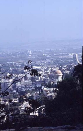 Blick auf Haifa/Bahaitempel [Israel-Exkursion]