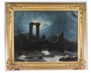 H. Allmers: Kirchhof im Mondlicht