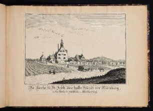 Die Kirche zu St. Jobst, eine halbe Stunde vor Nürnberg. - Siechenhaus Sankt Jobst, Nürnberg; Sankt Jobst, Nürnberg