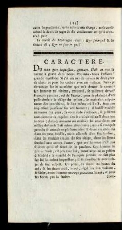 Caractere