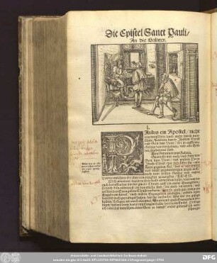 Die Epistel Sanct Pauli/ An die Galater.