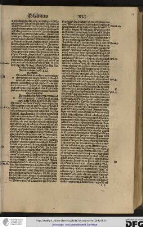 [Q]eumadmodum desicderat cervus... Quis ergo est qui sic cantatur, si volumus non sumus et quid gratias extra quis nam sit...