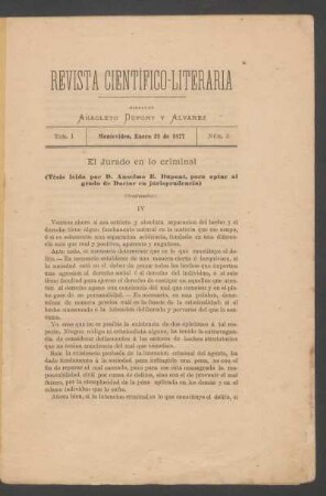1877,1,2: tomo 1, número 2 (enero 21 de 1877)