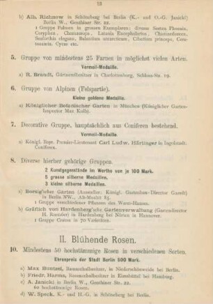 II. Blühende Rosen