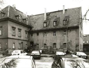Dresden-Strehlen, Mary-Krebs-Straße 1/Ecke Altstrehlen. Wohnhaus (von Mary Krebs). 2. H. 19. Jh. Ansicht von Norden