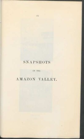 Snapshots in the Amazon Valley.