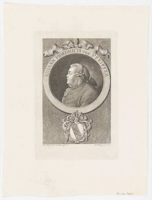 Bildnis des Iohann Friedrich von Pfeiffer