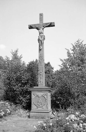 Wegekreuz (Wegekreuz); Nüsttal, Haselsteiner Straße