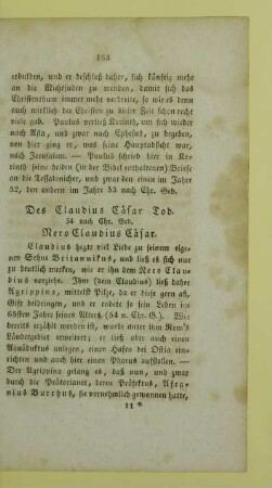 Des Claudius Cäsar Tod