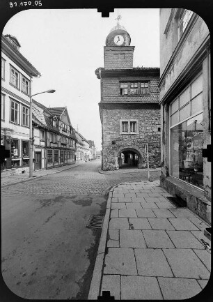 Bleicherode, Hauptstraße 37. Rathaus (1540). Rückseite