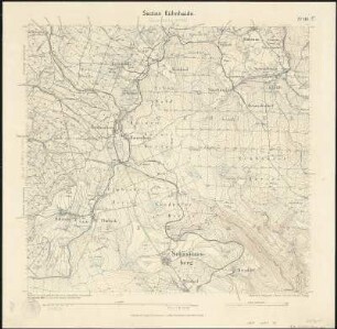Äquidistantenkarte 140 : Section Kühnhaide, 1908 : Section Kühnhaide. - 1:25000. - Leipzig: Giesecke & Devrient, 1908. - 1 Kt.