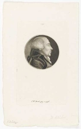 Bildnis des Johann Ludwig Klüber