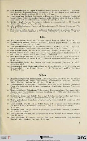 Silber (Nr. 60-74)