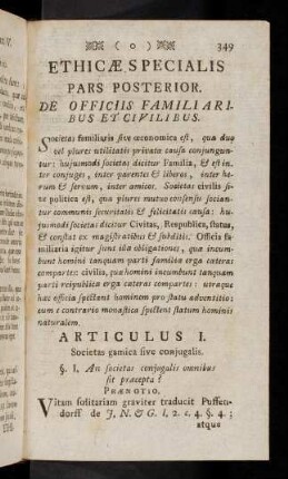 349-366, Articulus I