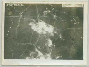 Foto eigenerStellungen am Nordrand von Serre-lès-Puisieux (Luftbild)