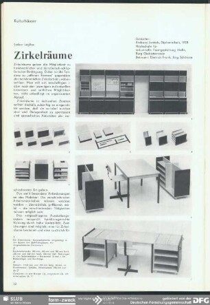 Zirkelräume : Kulturhäuser