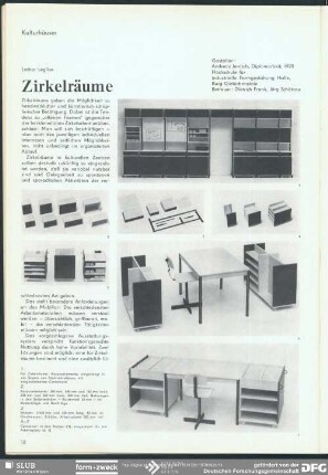 Zirkelräume : Kulturhäuser