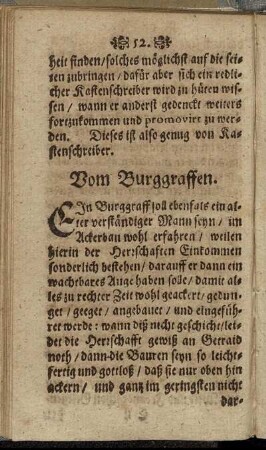 Vom Burggraffen.