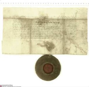 Kaiser Karl IV. widerruft in Ansehung der Dienste des Heinrich [von Kranlucken], Abt von Fulda und Kanzler der Kaiserin Anna, alle bestehenden Zün...