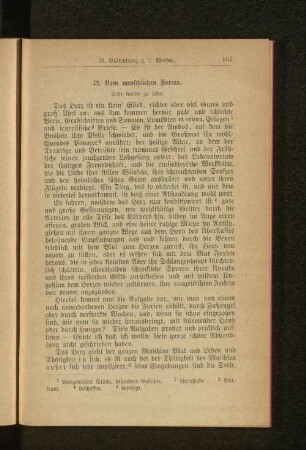 72. Vom menschlichen Herzen.