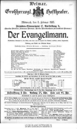 Der Evangelimann