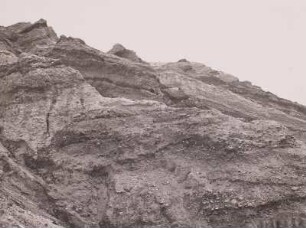 Braunkohle, Grube Werminghoff südöstlich von Hoyerswerda, Erosionserscheinungen an der Abraumhalde (heute: Knappensee)