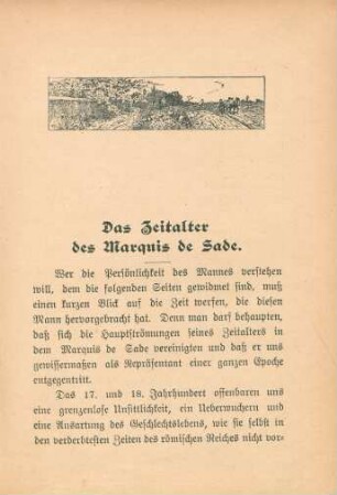 Das Zeitalter des Marquis de Sade