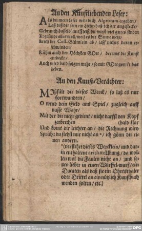 An den Kunst-Verächter