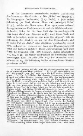a) Schenkung an die Gattin