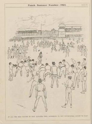 If all the men played in test matches who, according to the newspaper, ought to play.