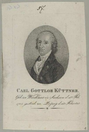 Bildnis des Carl Gottlob Küttner