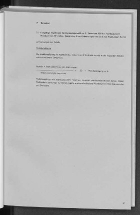 7.1 Endgültige Ergebnisse der Bundestagswahl am 2. Dezember 1990 in Hamburg nach Wahlbezirken, Ortsteilen, Stadtteilen, Kern-/Ortsamtsgebieten und den Wahlkreisen 12-18