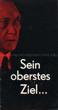 Polemische Schrift der DDR gegen die Politik der Bundesregierung mit heftigen Angriffen auf Adenauer