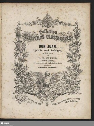 Don Juan : Oper in 2 Aufzügen : Clavierauszug mit deutschem und italienischem Texte