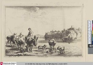 [Die Überfuhr; Waiting for the ferry]