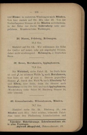 40) Grossalmerode, Witzenhausen, Münden