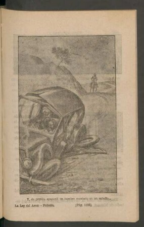 Y, de pronto, apareció un hombre montado en un caballo... - [Ilustración]
