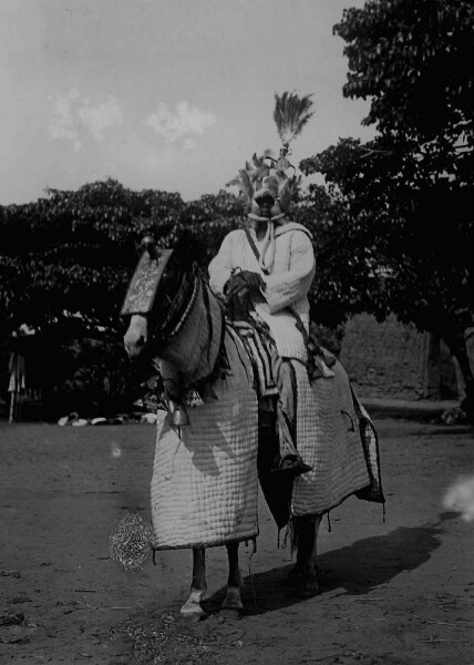 Rider with cotton armour