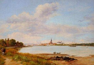 Kiel vom Wellingdorfer Strand aus