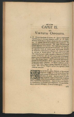 Caput IX. De Virtutis Opposito.