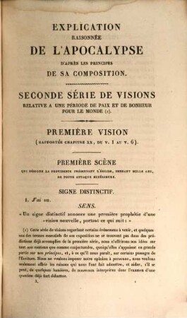 Explication raisonnée de l'Apocalypse, d'après les principes de sa composition, 3