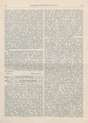373-376 [Rezension] Heinrici, C. F. Georg, Die Eigenart des Christentums