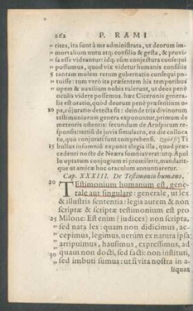 Cap. XXXIII. De Testiomonio humano.