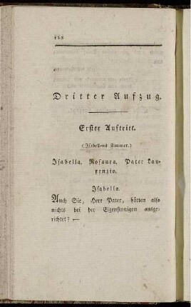 Erster Auftritt. - Sechster Auftritt.