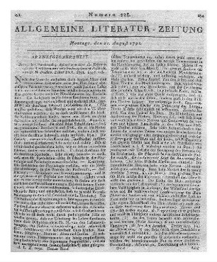 Rode, August von: Beschreibung des Fürstl[ich] Anhalt-Dessauischen Landhauses und Englischen Gartens zu Wörlitz. - Dessau : Erziehungsinstitut ; Leipzig : Crusius, 1788
